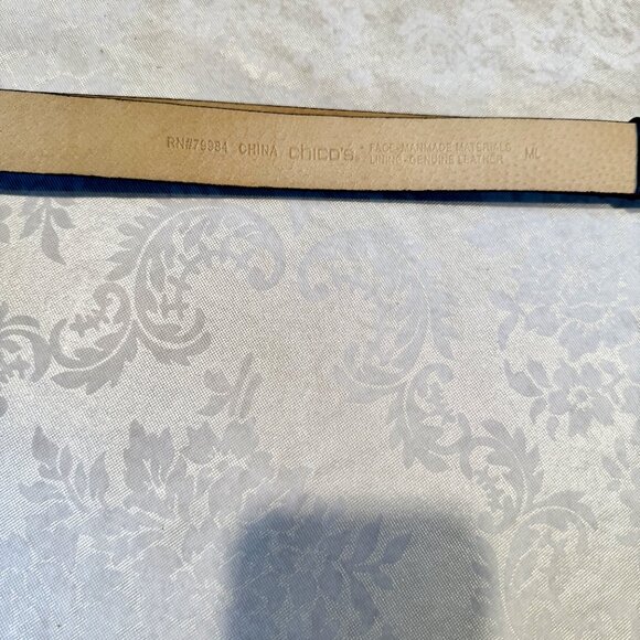 Chico’s Women’s Belt – Brown w/ Antique Gold Musical Note Clasp – RM#77984 - Picture 10 of 12